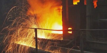Blast Furnace Sparks by Steel Industry News