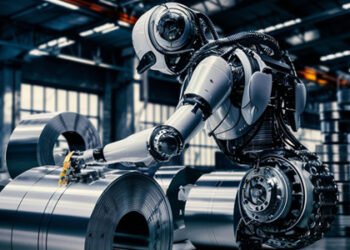 AI Robot Packaging Metal Coils by Steel Industry News