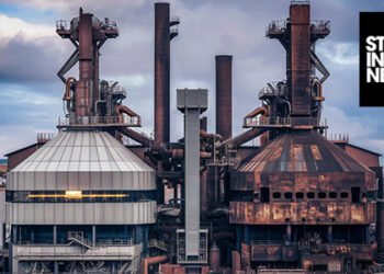 Old and Modern Steel Mill by Steel Industry News