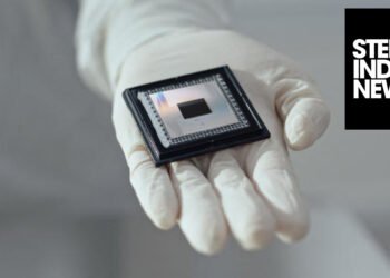 A person shows Google Quantum AI's "Willow" chip, in this undated handout photo obtained by Reuters on December 6, 2024. Google/Handout via Reuters