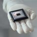 A person shows Google Quantum AI's "Willow" chip, in this undated handout photo obtained by Reuters on December 6, 2024. Google/Handout via Reuters