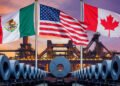 Trump Tariffs - Steel Coils and Flags