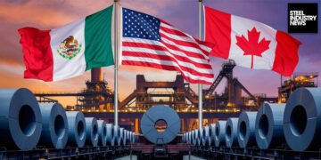 Trump Tariffs - Steel Coils and Flags
