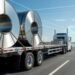 Autonomous Class 8 truck on a highway, illustrating driverless freight moving into commercial operation in 2026